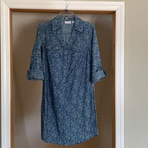NY & Company Chambray Denim Dress